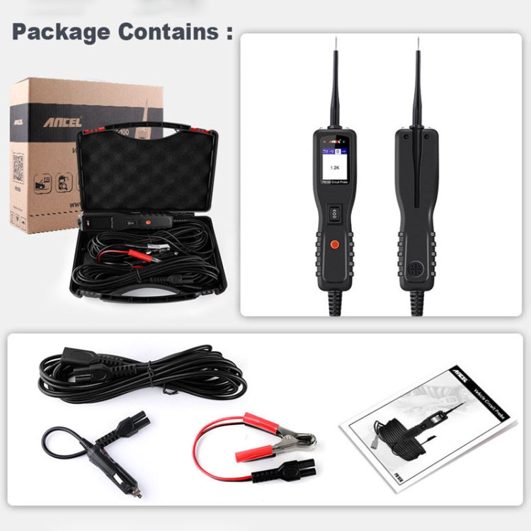 Strumento diagnostico sonda tester per circuiti elettrici per auto Ancel PB100 12V / 24V, PB100