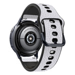 Cinturino per orologio in pelle con texture Litchi TPU universale, 20mm, 22mm