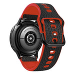 Cinturino per orologio in pelle con texture Litchi TPU universale, 20mm, 22mm