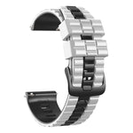 Cinturino per orologio bicolore in silicone stile oceano universale da 22 mm