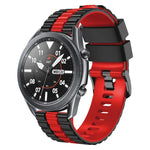 Cinturino per orologio bicolore in silicone stile oceano universale da 22 mm