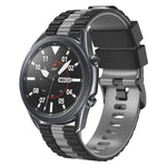 Cinturino per orologio bicolore in silicone stile oceano universale da 22 mm