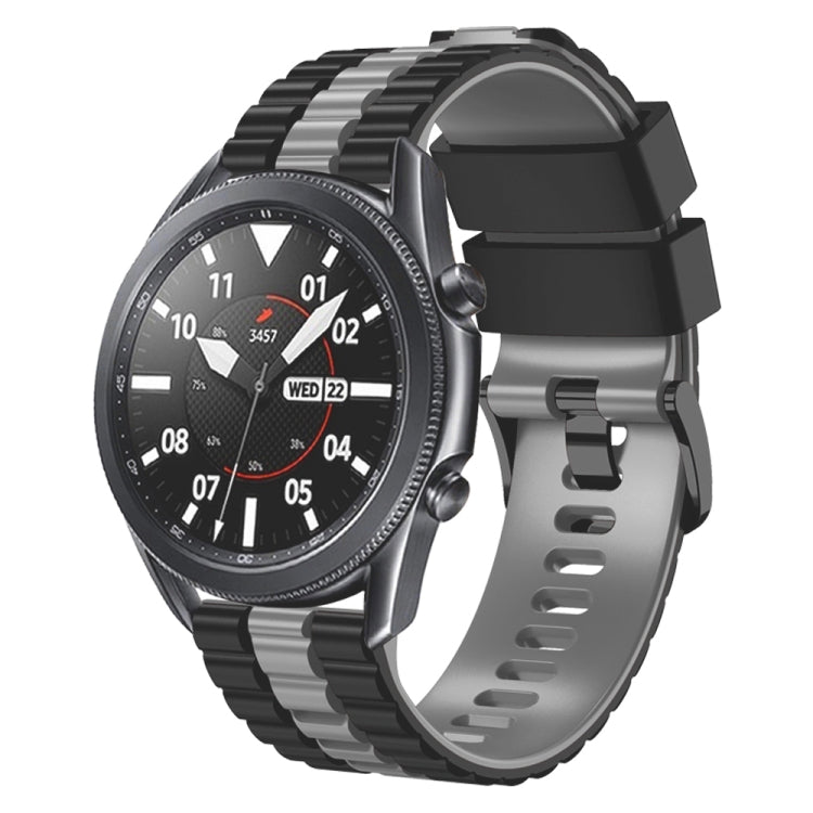 Cinturino per orologio bicolore in silicone stile oceano universale da 22 mm