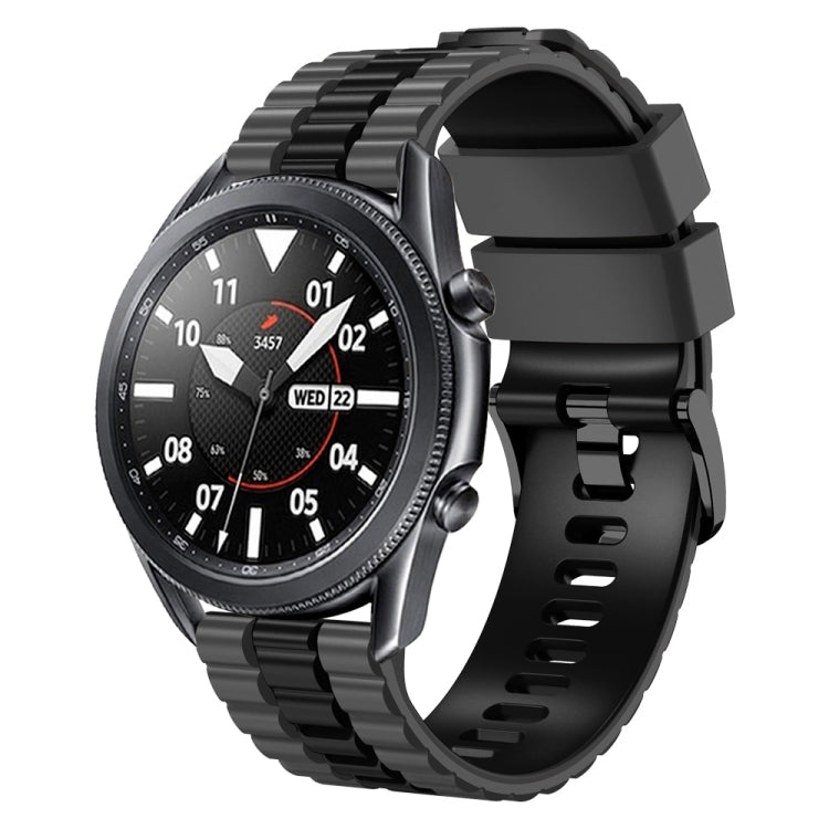 Cinturino per orologio bicolore in silicone stile oceano universale da 22 mm