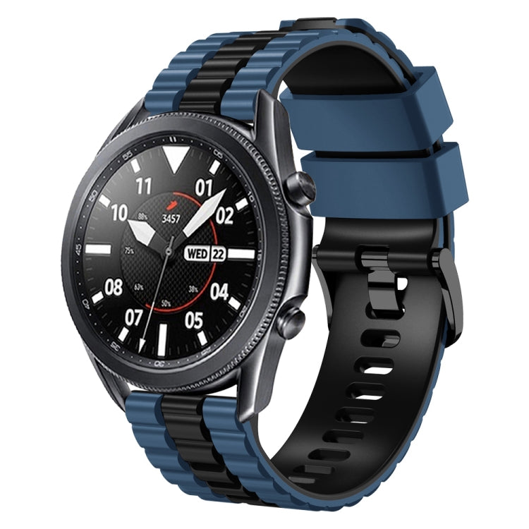 Cinturino per orologio bicolore in silicone stile oceano universale da 22 mm