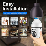 Telecamera WiFi ESCAM 2.0MP 1080P con lampadina E27