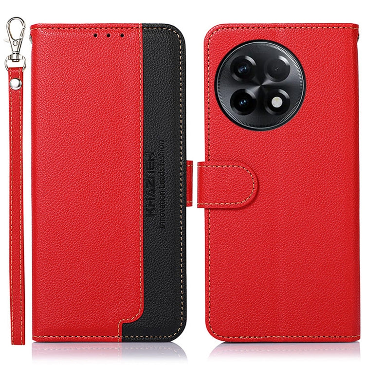 KHAZNEH Custodia per telefono RFID in pelle con texture Litchi, For OnePlus Ace 2 5G / 11R 5G, For Sony Xperia 1 V, For Sony Xperia 10 V, For Xiaomi Redmi 12C / Redmi 11A