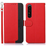 KHAZNEH Custodia per telefono RFID in pelle con texture Litchi, For OnePlus Ace 2 5G / 11R 5G, For Sony Xperia 1 V, For Sony Xperia 10 V, For Xiaomi Redmi 12C / Redmi 11A