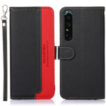 KHAZNEH Custodia per telefono RFID in pelle con texture Litchi, For OnePlus Ace 2 5G / 11R 5G, For Sony Xperia 1 V, For Sony Xperia 10 V, For Xiaomi Redmi 12C / Redmi 11A