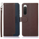 KHAZNEH Custodia per telefono RFID in pelle con texture Litchi, For OnePlus Ace 2 5G / 11R 5G, For Sony Xperia 1 V, For Sony Xperia 10 V, For Xiaomi Redmi 12C / Redmi 11A