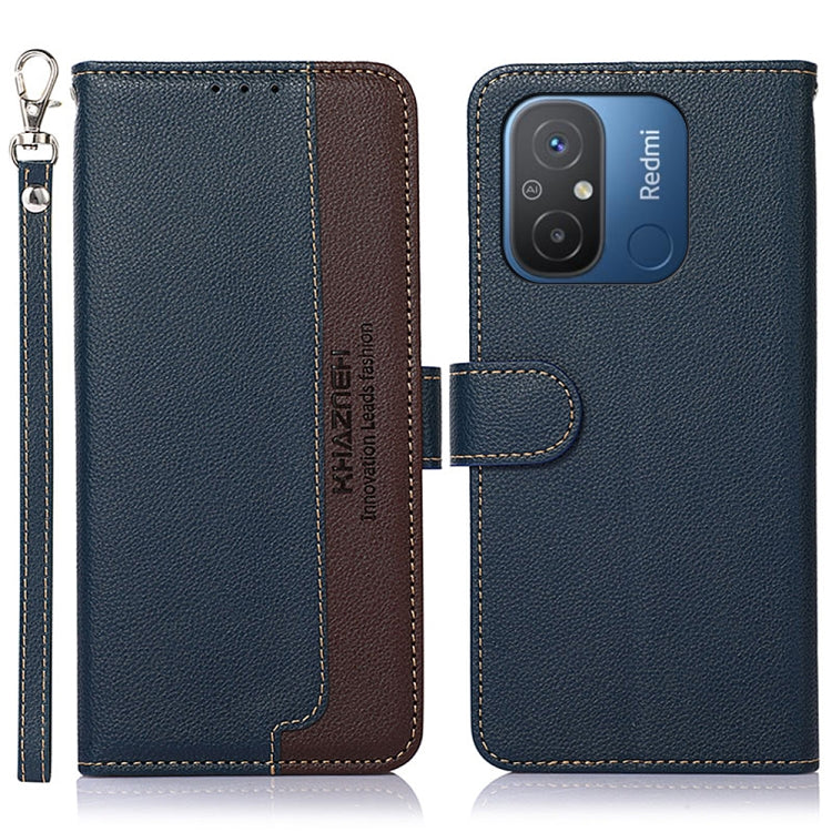 KHAZNEH Custodia per telefono RFID in pelle con texture Litchi, For OnePlus Ace 2 5G / 11R 5G, For Sony Xperia 1 V, For Sony Xperia 10 V, For Xiaomi Redmi 12C / Redmi 11A