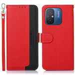KHAZNEH Custodia per telefono RFID in pelle con texture Litchi, For OnePlus Ace 2 5G / 11R 5G, For Sony Xperia 1 V, For Sony Xperia 10 V, For Xiaomi Redmi 12C / Redmi 11A