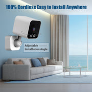 DP27 1080P Clock Plug Card Telecamera WiFi, supporto interfono vocale bidirezionale e monitoraggio mobile, US Plug, EU Plug
