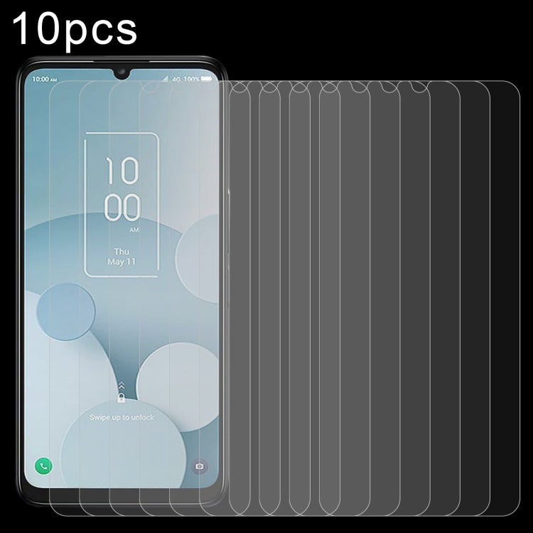 10 pellicole in vetro temperato da 0,26 mm 9H 2,5D, For Nokia G22 / C32, For TCL 40 X(10 PCS), For TCL 40 XL(10 PCS), For TCL 40 XE(10 PCS)