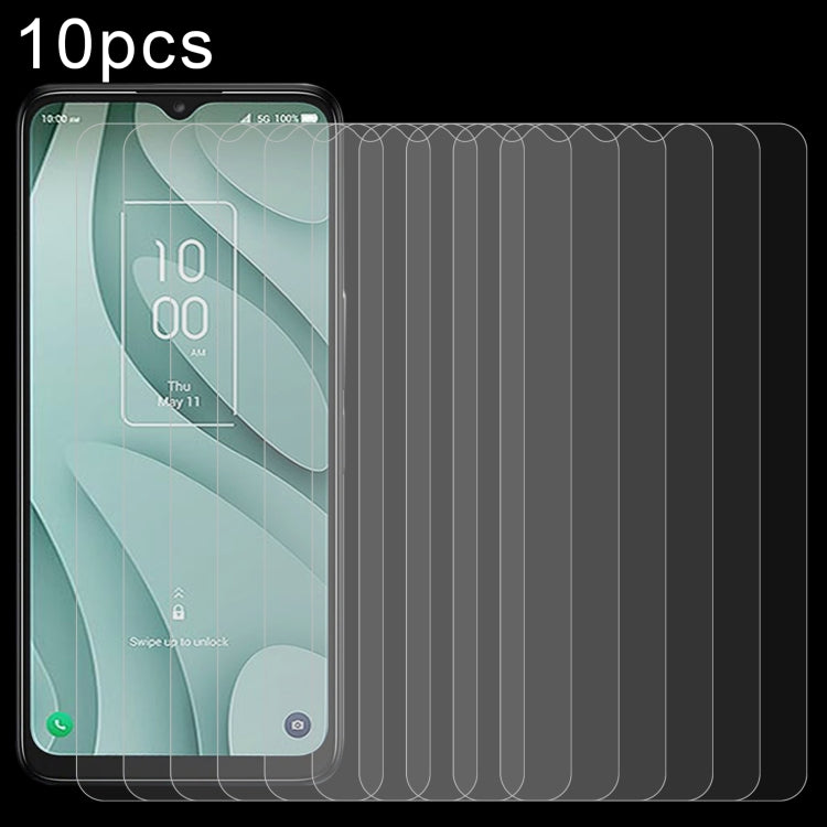 10 pellicole in vetro temperato da 0,26 mm 9H 2,5D, For Nokia G22 / C32, For TCL 40 X(10 PCS), For TCL 40 XL(10 PCS), For TCL 40 XE(10 PCS)