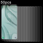 50 pellicole in vetro temperato da 0,26 mm 9H 2,5D, For Nokia G22 / C32, For TCL 40 X(50 PCS), For TCL 40 XL(50 PCS), For TCL 40 XE(50 PCS)