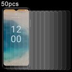 50 pellicole in vetro temperato da 0,26 mm 9H 2,5D, For Nokia G22 / C32, For TCL 40 X(50 PCS), For TCL 40 XL(50 PCS), For TCL 40 XE(50 PCS)