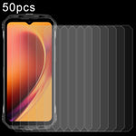 50 pellicole in vetro temperato 0,26 mm 9H 2,5D, For Unihertz Tank / Tank 2 / Tank 3 (50 PCS), For Unihertz TickTock-S (50 PCS), For Doogee S100 (50 PCS), For Doogee V Max (50 PCS), For Oukitel C32 Pro (50 PCS)