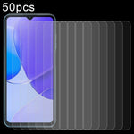 50 pellicole in vetro temperato 0,26 mm 9H 2,5D, For Unihertz Tank / Tank 2 / Tank 3 (50 PCS), For Unihertz TickTock-S (50 PCS), For Doogee S100 (50 PCS), For Doogee V Max (50 PCS), For Oukitel C32 Pro (50 PCS)