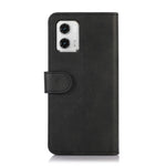 Custodia per telefono in pelle con trama di mucca, For Motorola Moto G73 5G