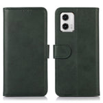 Custodia per telefono in pelle con trama di mucca, For Motorola Moto G73 5G