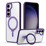 Custodia per telefono antiurto Skin Feel MagSafe con supporto, For Samsung Galaxy S23 5G, For Samsung Galaxy S23+ 5G, For Samsung Galaxy S23 Ultra 5G