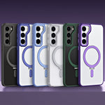 Custodia per telefono antiurto Skin Feel MagSafe con supporto, For Samsung Galaxy S23 5G, For Samsung Galaxy S23+ 5G, For Samsung Galaxy S23 Ultra 5G