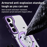 Custodia per telefono antiurto Skin Feel MagSafe con supporto, For Samsung Galaxy S23 5G, For Samsung Galaxy S23+ 5G, For Samsung Galaxy S23 Ultra 5G
