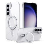 Custodia per telefono antiurto Skin Feel MagSafe con supporto, For Samsung Galaxy S23 5G, For Samsung Galaxy S23+ 5G, For Samsung Galaxy S23 Ultra 5G