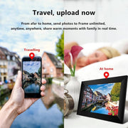 Cornice per foto cloud WiFi con display IPS da 10,1 pollici, RK3126C Quad Core fino a 1,5 GHz, 1 GB + 16 GB, AU Plug, US Plug, EU Plug, UK Plug