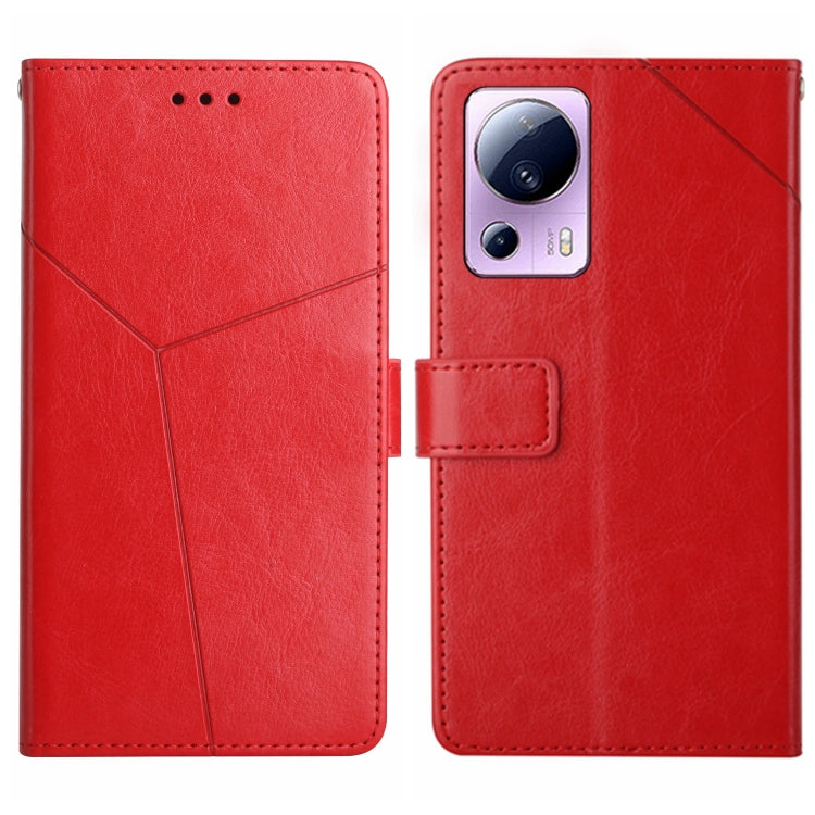 HT01 Cassa del telefono di cuoio di vibrazione del modello a forma di Y, For OPPO Reno8 T 5G/A1 Pro 5G, For Xiaomi 13 Lite, For Samsung Galaxy A24 4G