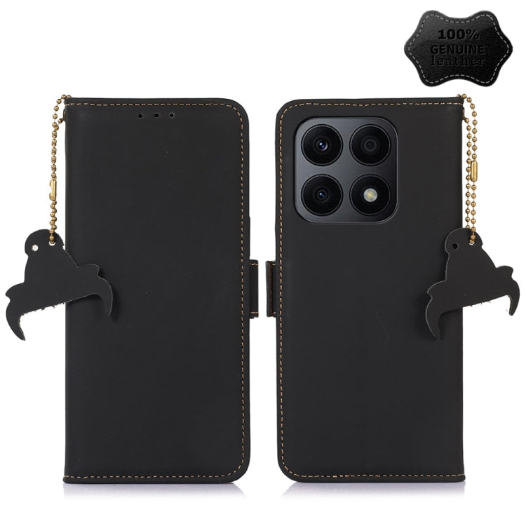 Custodia per telefono in pelle magnetica RFID in vera pelle, For Honor X9a 4G, For Honor X8a 4G, For Honor X7a 4G, For Motorola Moto G73 5G