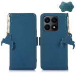 Custodia per telefono in pelle magnetica RFID in vera pelle, For Honor X9a 4G, For Honor X8a 4G, For Honor X7a 4G, For Motorola Moto G73 5G