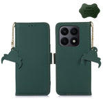 Custodia per telefono in pelle magnetica RFID in vera pelle, For Honor X9a 4G, For Honor X8a 4G, For Honor X7a 4G, For Motorola Moto G73 5G