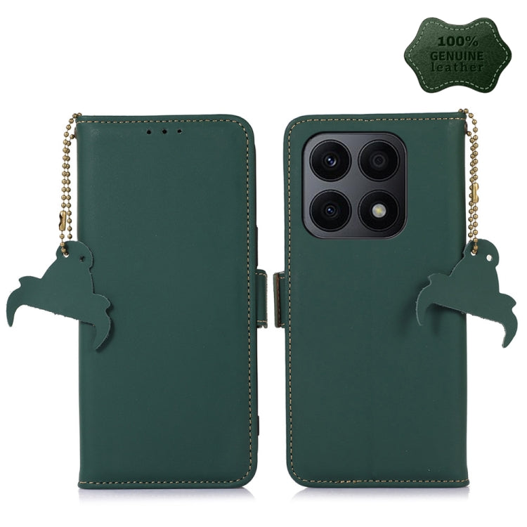 Custodia per telefono in pelle magnetica RFID in vera pelle, For Honor X9a 4G, For Honor X8a 4G, For Honor X7a 4G, For Motorola Moto G73 5G