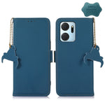 Custodia per telefono in pelle magnetica RFID in vera pelle, For Honor X9a 4G, For Honor X8a 4G, For Honor X7a 4G, For Motorola Moto G73 5G