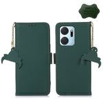Custodia per telefono in pelle magnetica RFID in vera pelle, For Honor X9a 4G, For Honor X8a 4G, For Honor X7a 4G, For Motorola Moto G73 5G