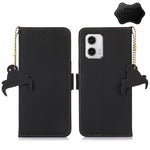 Custodia per telefono in pelle magnetica RFID in vera pelle, For Honor X9a 4G, For Honor X8a 4G, For Honor X7a 4G, For Motorola Moto G73 5G