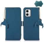 Custodia per telefono in pelle magnetica RFID in vera pelle, For Honor X9a 4G, For Honor X8a 4G, For Honor X7a 4G, For Motorola Moto G73 5G