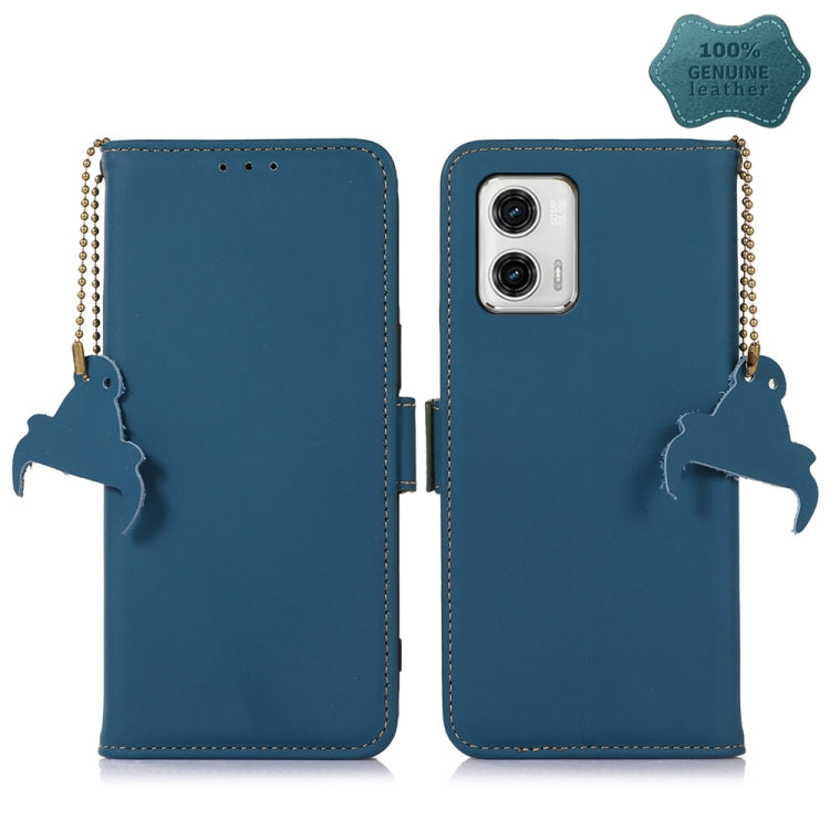 Custodia per telefono in pelle magnetica RFID in vera pelle, For Honor X9a 4G, For Honor X8a 4G, For Honor X7a 4G, For Motorola Moto G73 5G