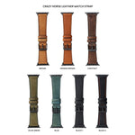 Cinturino in vera pelle Crazy Horse per Apple Watch 38-49mm