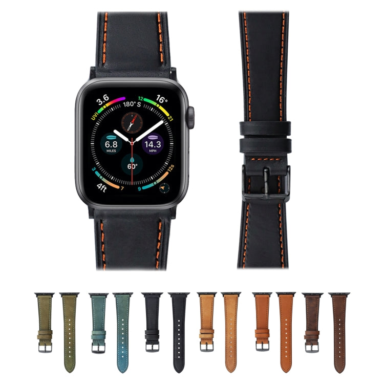 Cinturino in vera pelle Crazy Horse per Apple Watch 38-49mm