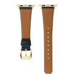 Cinturino per orologio in pelle di seta, For Apple Watch Series 8&7 41mm / SE 2&6&SE&5&4 40mm, For Apple Watch Ultra 49mm / Series 8&7 45mm / SE 2&6&SE&5&4 44mm