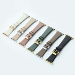 Cinturino per orologio in pelle di seta, For Apple Watch Series 8&7 41mm / SE 2&6&SE&5&4 40mm, For Apple Watch Ultra 49mm / Series 8&7 45mm / SE 2&6&SE&5&4 44mm