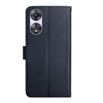 Custodia per telefono flip in vera pelle a prova di impronte digitali, For OPPO Reno8 T 5G/A1 Pro 5G, For Xiaomi 13 Lite, For Samsung Galaxy A24 4G