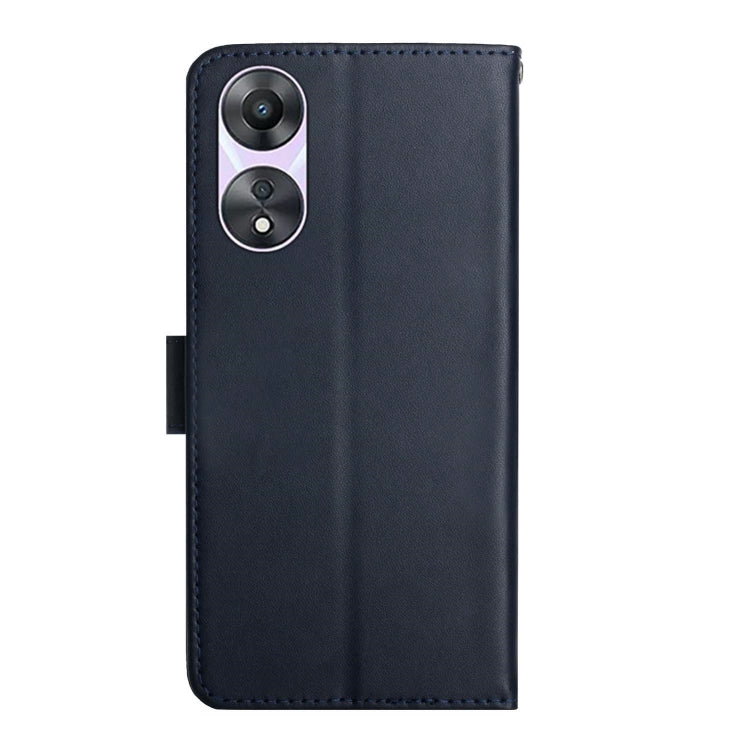 Custodia per telefono flip in vera pelle a prova di impronte digitali, For OPPO Reno8 T 5G/A1 Pro 5G, For Xiaomi 13 Lite, For Samsung Galaxy A24 4G