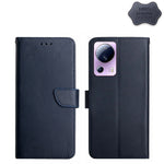 Custodia per telefono flip in vera pelle a prova di impronte digitali, For OPPO Reno8 T 5G/A1 Pro 5G, For Xiaomi 13 Lite, For Samsung Galaxy A24 4G