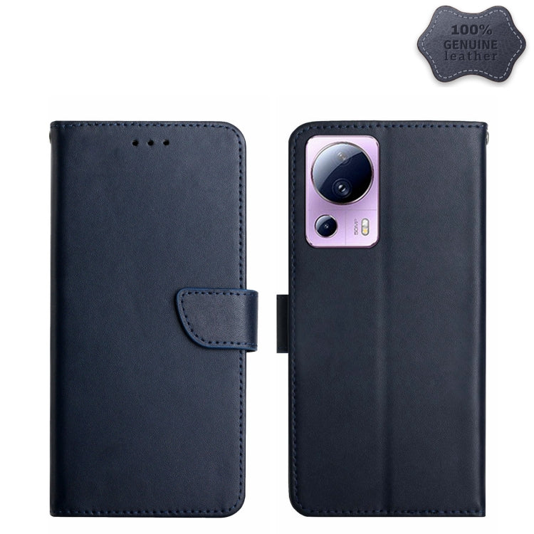 Custodia per telefono flip in vera pelle a prova di impronte digitali, For OPPO Reno8 T 5G/A1 Pro 5G, For Xiaomi 13 Lite, For Samsung Galaxy A24 4G