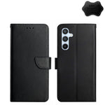 Custodia per telefono flip in vera pelle a prova di impronte digitali, For OPPO Reno8 T 5G/A1 Pro 5G, For Xiaomi 13 Lite, For Samsung Galaxy A24 4G