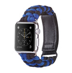 Cinturino per orologio in nylon con chiusura a strappo e chiusura a strappo in paracord, For Apple Watch Series 8&7 41mm / SE 2&6&SE&5&4 40mm, For Apple Watch Ultra 49mm / Series 8&7 45mm / SE 2&6&SE&5&4 44mm